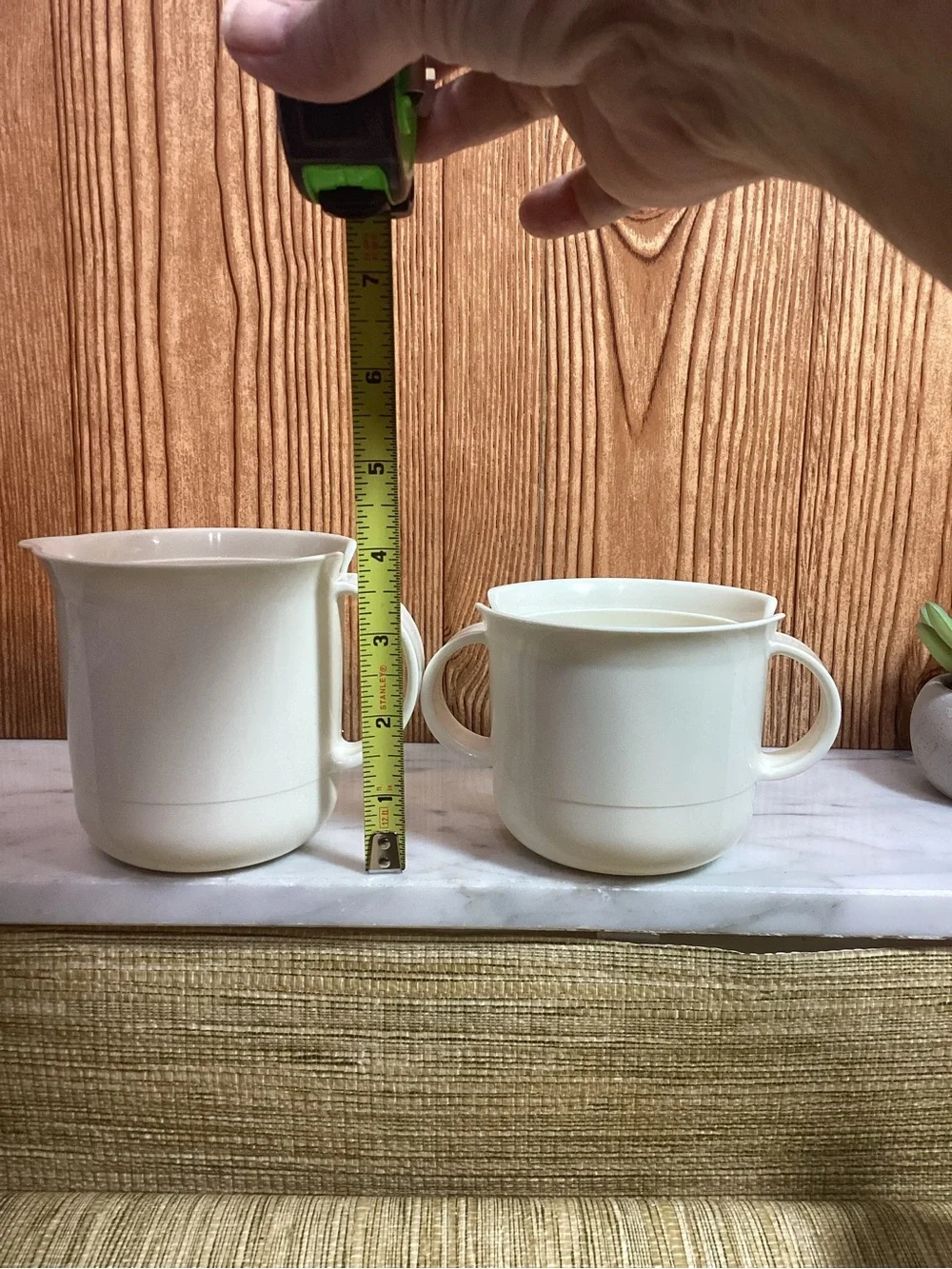 Vintage Tupperware Complete set Serving pieces Almond/pink